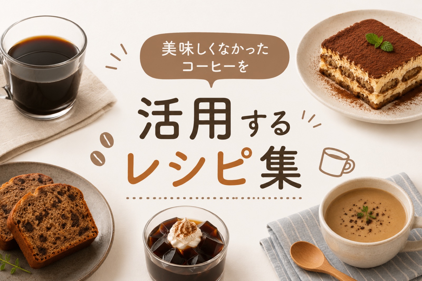 美味しくなかったコーヒーを活用するレシピ集