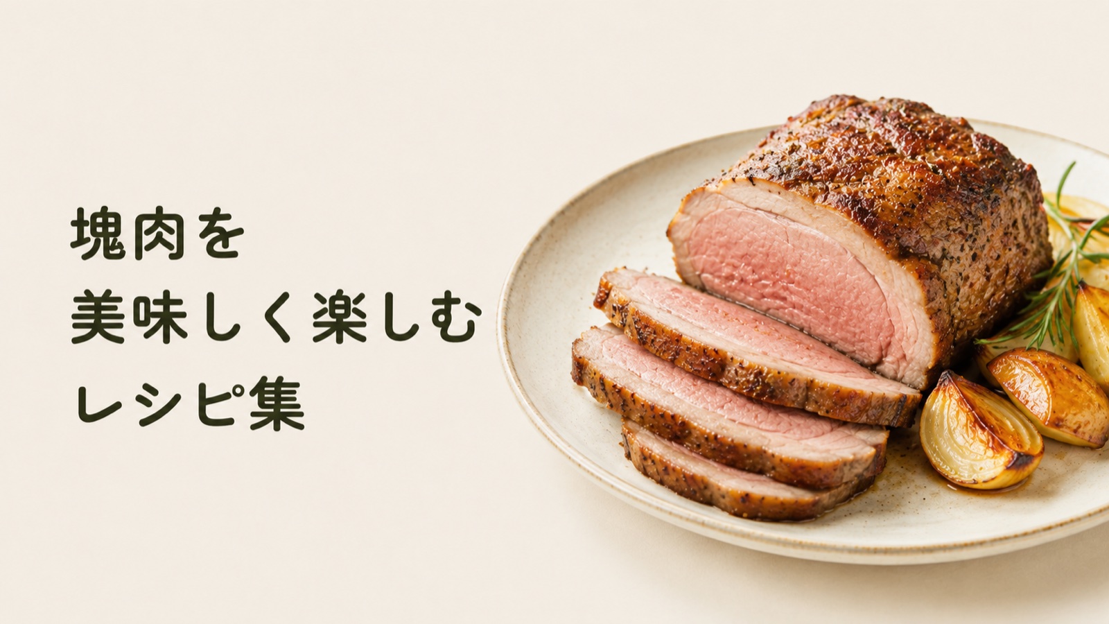 塊肉を美味しく楽しむレシピ集