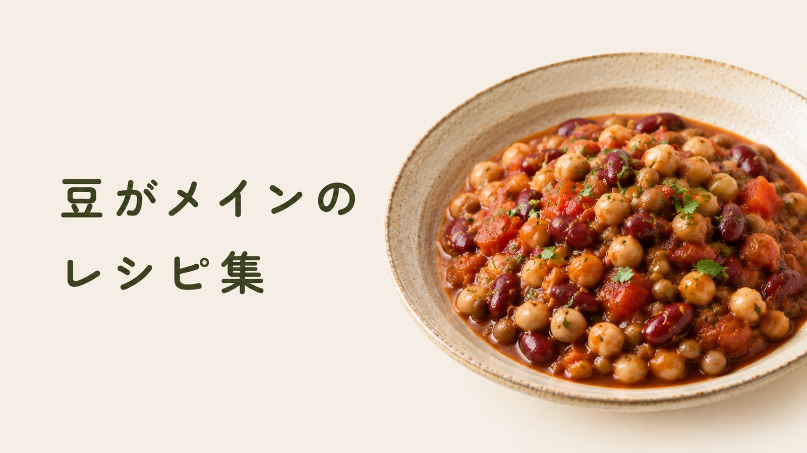 豆がメインのレシピ集